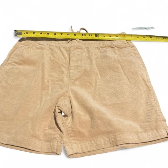 PacSun Volley Corduroy Drawstring Shorts Cream Size M - Picture 6 of 8